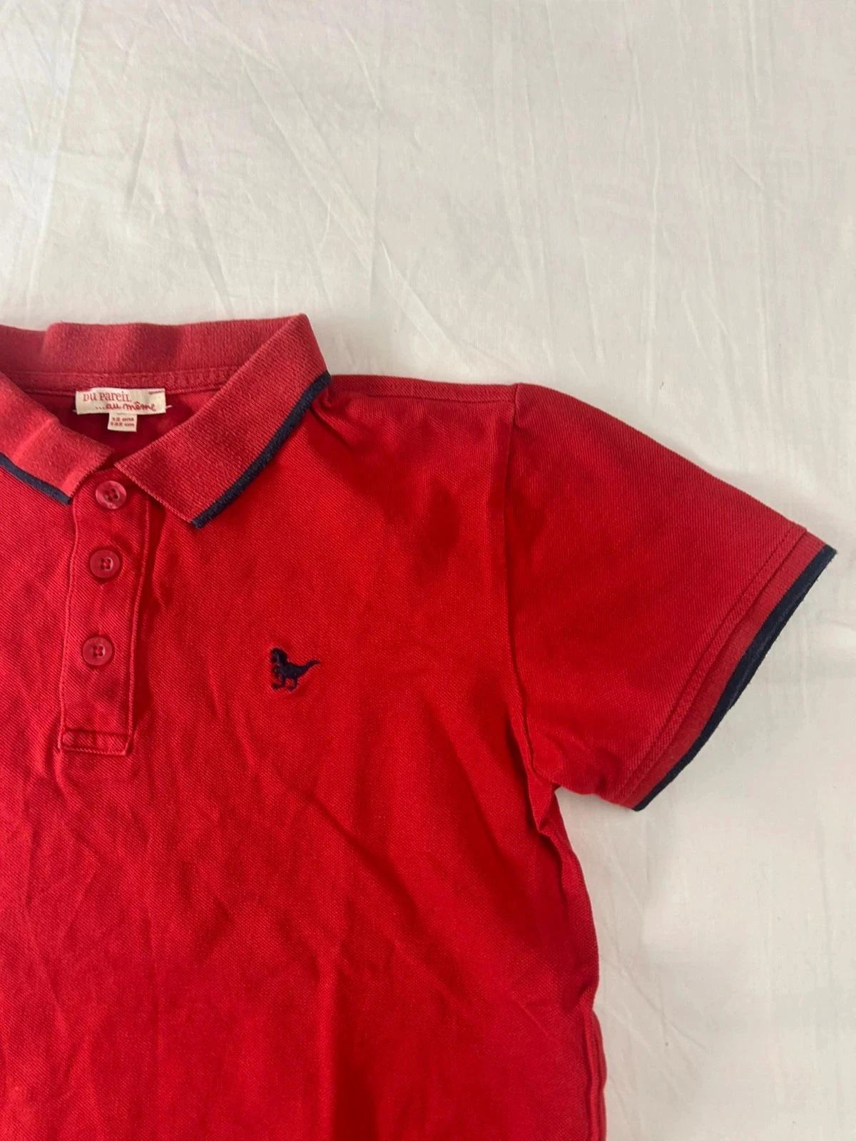 Rood polo Du Pareil au Même – photo 4